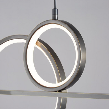 Kimphoria Modern Minimalist, 2 Color Dimmable Brass / Black Pendant