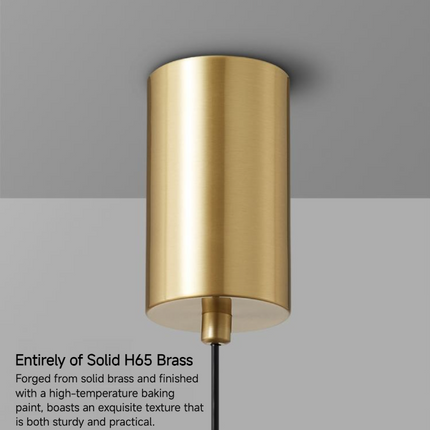 Kimphoria Modern Minimalist 3 Color Dimmbale Brass / Black Pendant