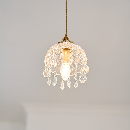 Kimphoria European Brass Glass Pendant
