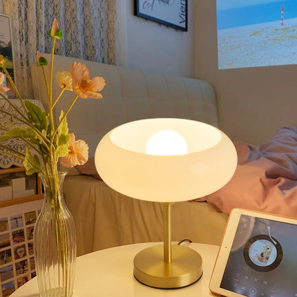 Kimphoria Modern Minimalist Brass Table Lamp