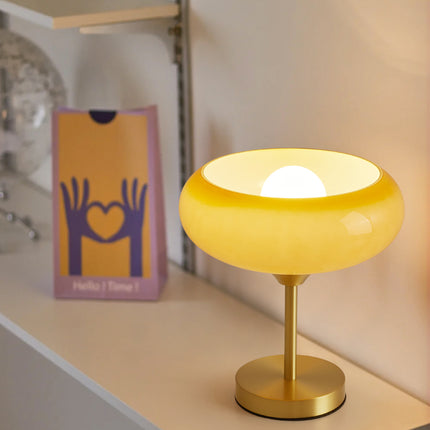Kimphoria Modern Minimalist Brass Table Lamp