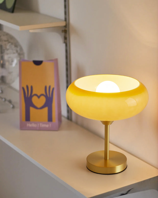 Kimphoria Modern Minimalist Brass Table Lamp