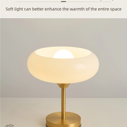 Kimphoria Modern Minimalist Brass Table Lamp