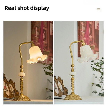 Kimphoria Chinese Classical Brass Table Lamp