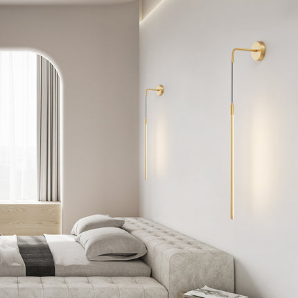 Kimphoria Modern Minimalist Dimmable Brass / Blacken Wall Sconce