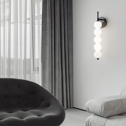 Kimphoria 3 / 4 / 5 Light Modern Minimalist Brass / Blacken Wall Sconce