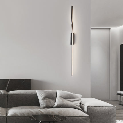 Kimphoria Modern Minimalist Dimmable Brass / Blacken Wall Sconce