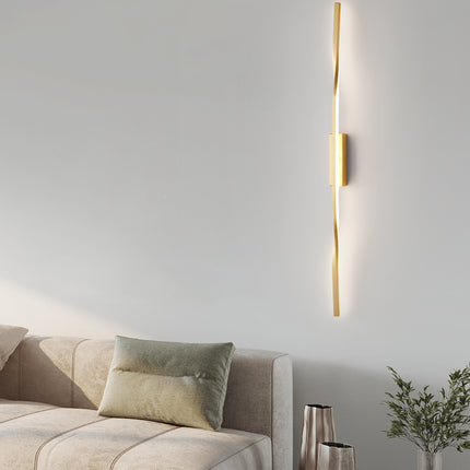 Kimphoria Modern Minimalist Dimmable Brass / Blacken Wall Sconce