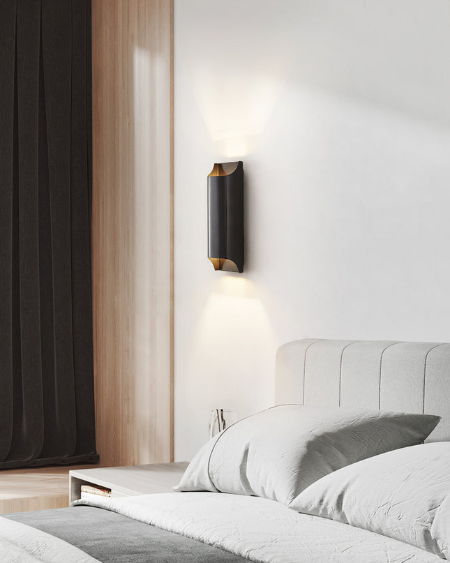 Kimphoria Modern Minimalist Brass / Blacken Brass Wall Sconce