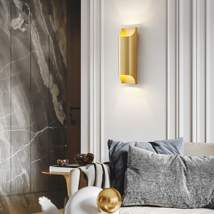 Kimphoria Modern Minimalist Brass / Blacken Brass Wall Sconce