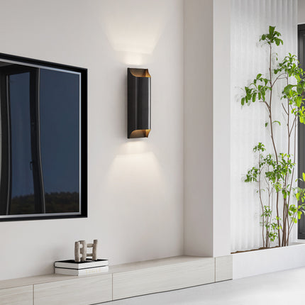 Kimphoria Modern Minimalist Brass / Blacken Brass Wall Sconce