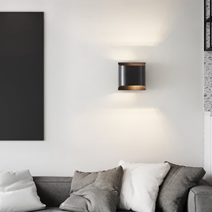 Kimphoria Modern Minimalist Brass / Blacken Brass Wall Sconce
