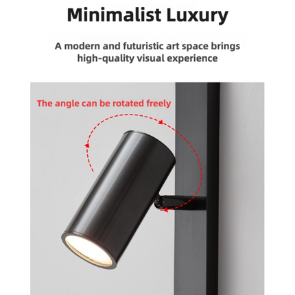 Kimphoria 2 Light Modern Minimalist Dimmable Brass / Blacken Wall Sconce