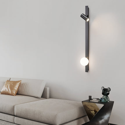 Kimphoria 2 Light Modern Minimalist Dimmable Brass / Blacken Wall Sconce
