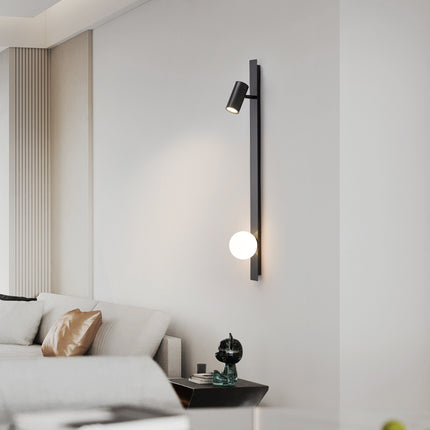 Kimphoria 2 Light Modern Minimalist Dimmable Brass / Blacken Wall Sconce