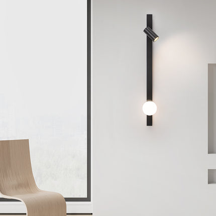 Kimphoria 2 Light Modern Minimalist Dimmable Brass / Blacken Wall Sconce