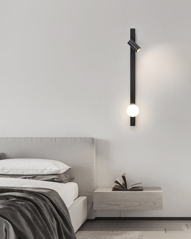 Kimphoria 2 Light Modern Minimalist Dimmable Brass / Blacken Wall Sconce