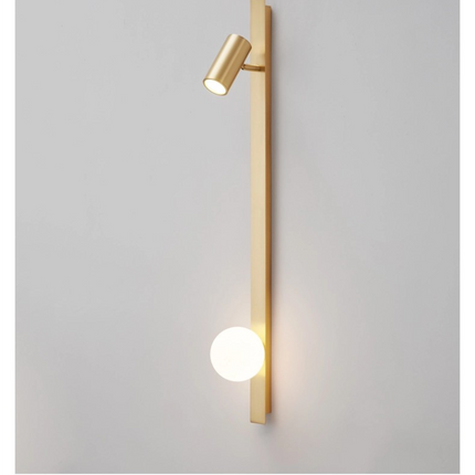 Kimphoria 2 Light Modern Minimalist Dimmable Brass / Blacken Wall Sconce