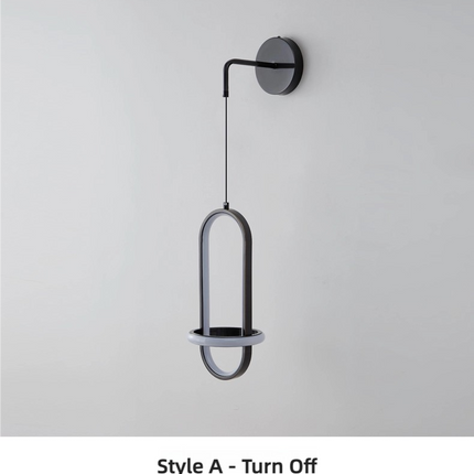 Kimphoria Modern Minimalist Dimmable Brass / Blacken Wall Sconce