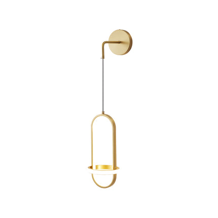Kimphoria Modern Minimalist Dimmable Brass / Blacken Wall Sconce