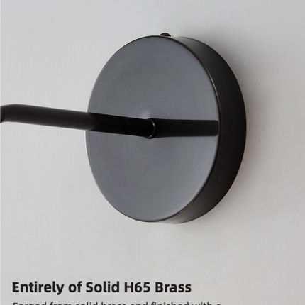 Kimphoria Modern Minimalist Dimmable Brass / Blacken Wall Sconce