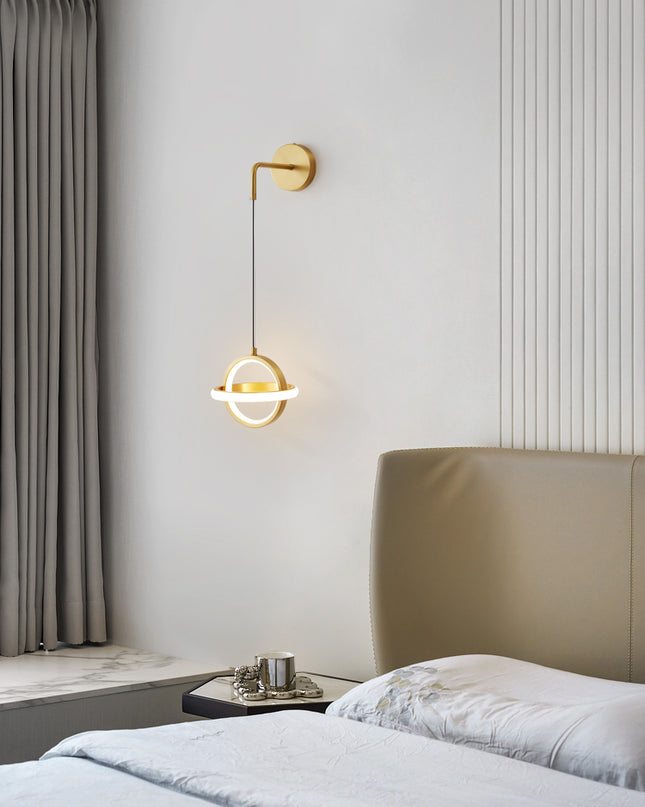 Kimphoria Modern Minimalist Dimmable Brass / Blacken Wall Sconce