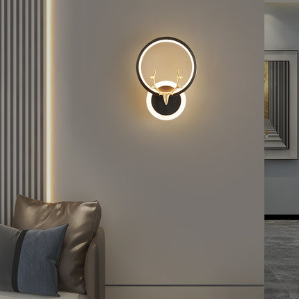 Kimphoria 2 or 3 Light Nordic Luxury Dimmable Brass / Blacken Wall Sconce