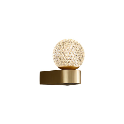 Kimphoria Modern Minimalist  Honeycomb Brass / Blacken Wall Sconce