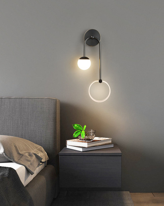 Kimphoria Modern Minimalist Dimmable Brass / Blacken Wall Sconce