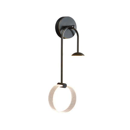Kimphoria Modern Minimalist Dimmable Brass / Blacken Wall Sconce