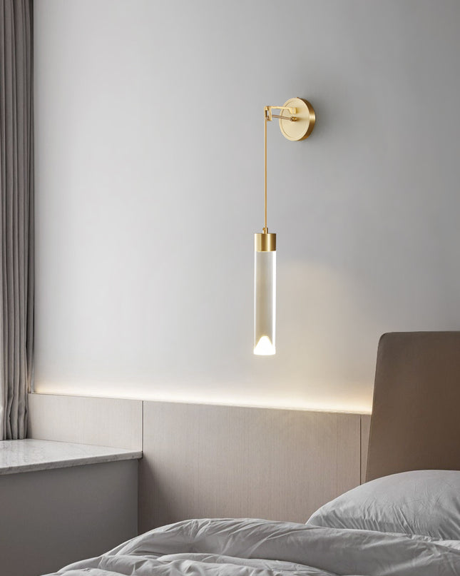Kimphoria Modern Minimalist Dimmable Brass / Blacken Wall Sconce