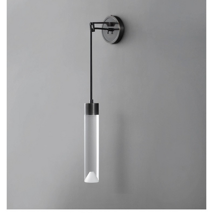 Kimphoria Modern Minimalist Dimmable Brass / Blacken Wall Sconce