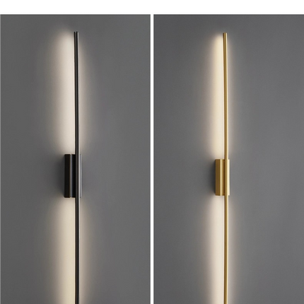 Kimphoria Modern Minimalist Dimmable Brass / Blacken Wall Sconce