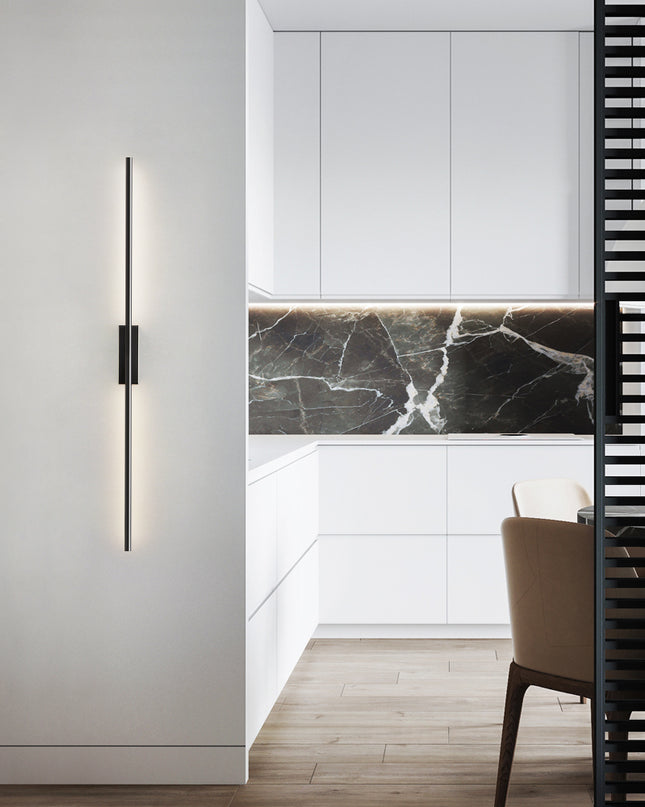 Kimphoria Modern Minimalist Dimmable Brass / Blacken Wall Sconce