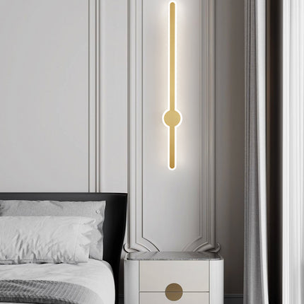 Kimphoria Modern Minimalist Dimmable Brass / Blacken Wall Sconce