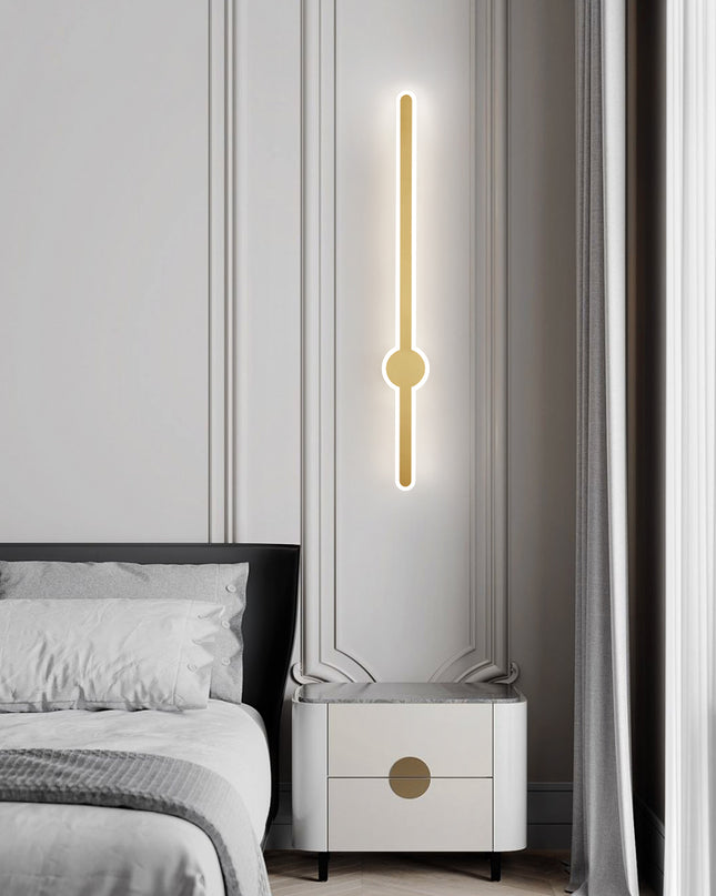 Kimphoria Modern Minimalist Dimmable Brass / Blacken Wall Sconce