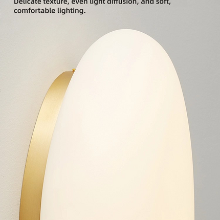 Kimphoria Modern Minimalist Dimmable Brass Wall Sconce