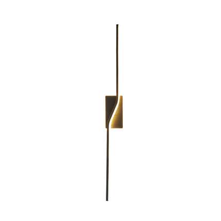 Kimphoria Modern Minimalist 2 Light Dimmable Brass / Blacken Gold Wall Sconce