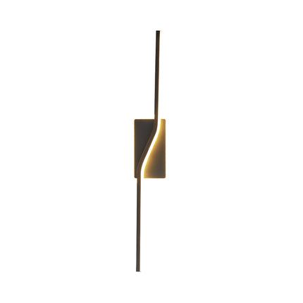 Kimphoria Modern Minimalist 2 Light Dimmable Brass / Blacken Gold Wall Sconce