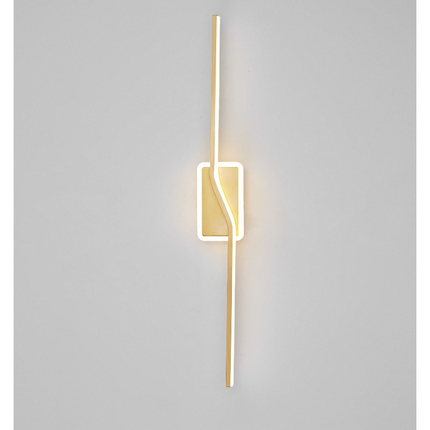 Kimphoria Modern Minimalist 2 Light Dimmable Brass / Blacken Gold Wall Sconce