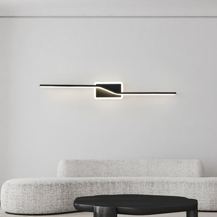 Kimphoria Modern Minimalist 2 Light Dimmable Brass / Blacken Gold Wall Sconce