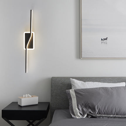 Kimphoria Modern Minimalist 2 Light Dimmable Brass / Blacken Gold Wall Sconce