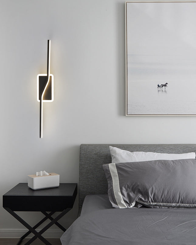 Kimphoria Modern Minimalist 2 Light Dimmable Brass / Blacken Gold Wall Sconce