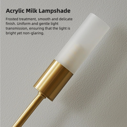Kimphoria Modern Minimalist Wallchiere Brass Wall Sconce