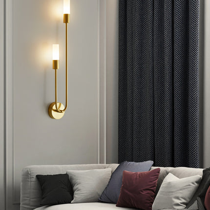 Kimphoria Modern Minimalist Wallchiere Brass Wall Sconce