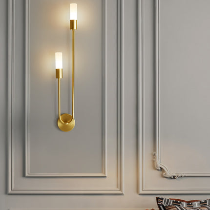 Kimphoria Modern Minimalist Wallchiere Brass Wall Sconce