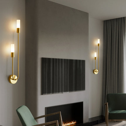 Kimphoria Modern Minimalist Wallchiere Brass Wall Sconce