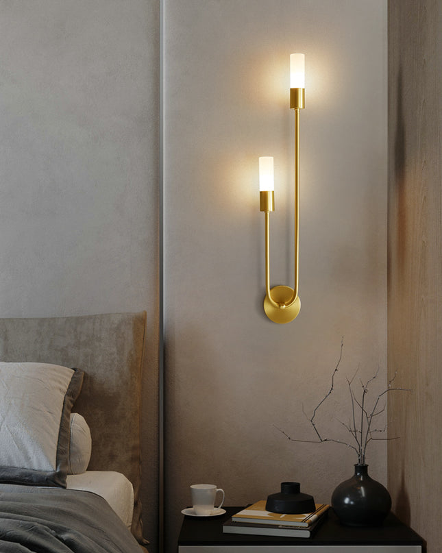 Kimphoria Modern Minimalist Wallchiere Brass Wall Sconce