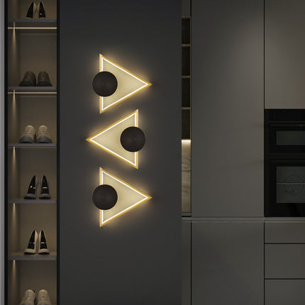 Kimphoria Modern Minimalist Rotatable Dimmable Brass / Blacken Gold Wall Sconce