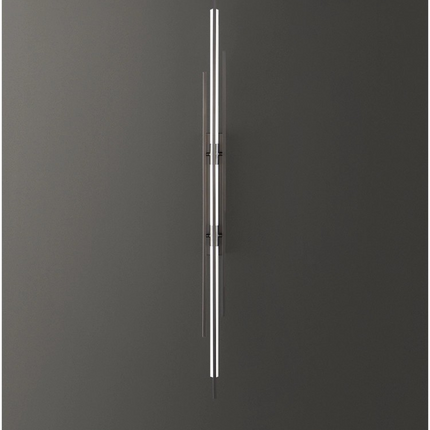 Kimphoria Modern Minimalist Dimmable Brass / Matte Black Wall Sconce